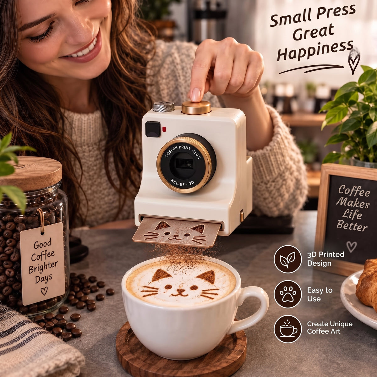 Instant Coffee Art Camera