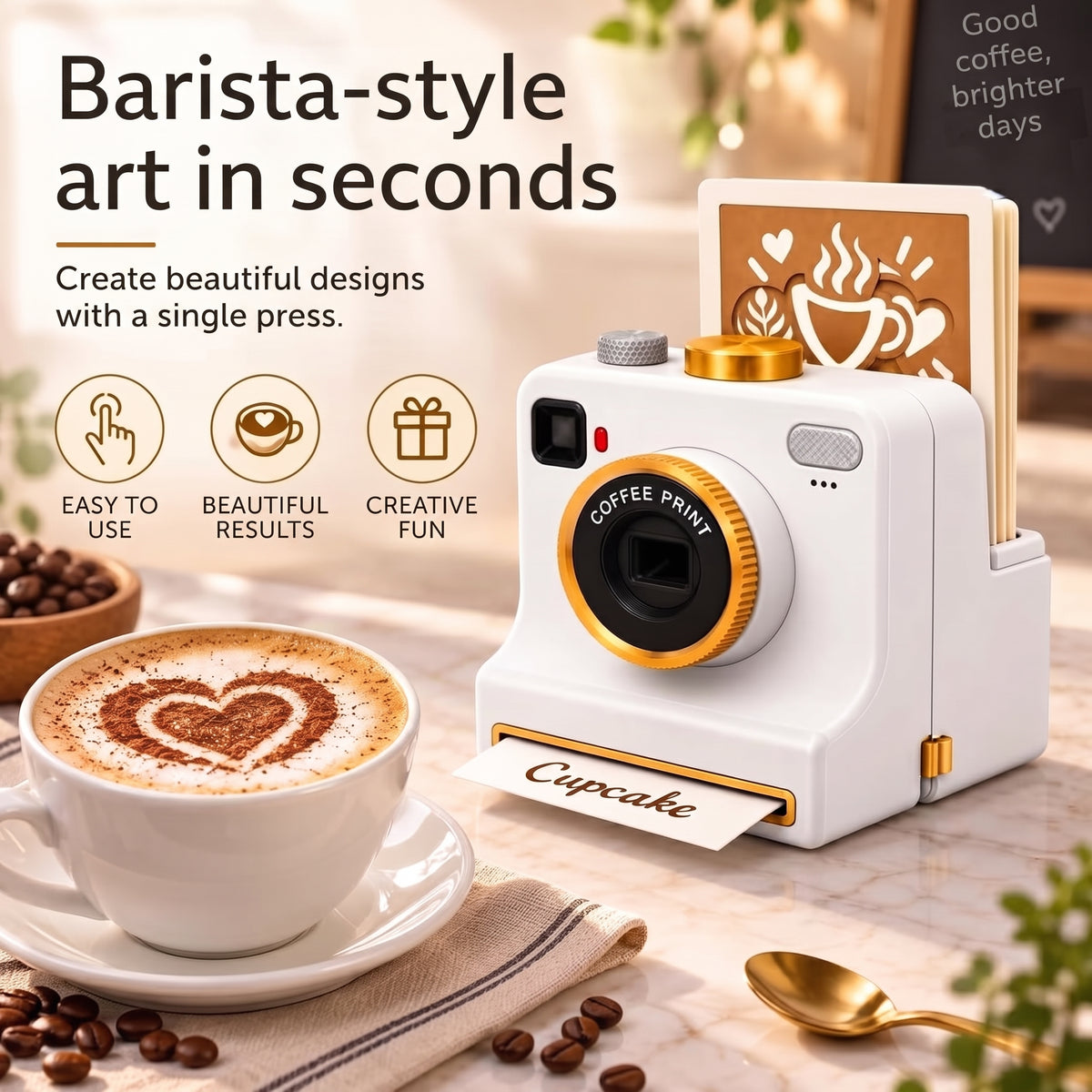 Instant Coffee Art Camera