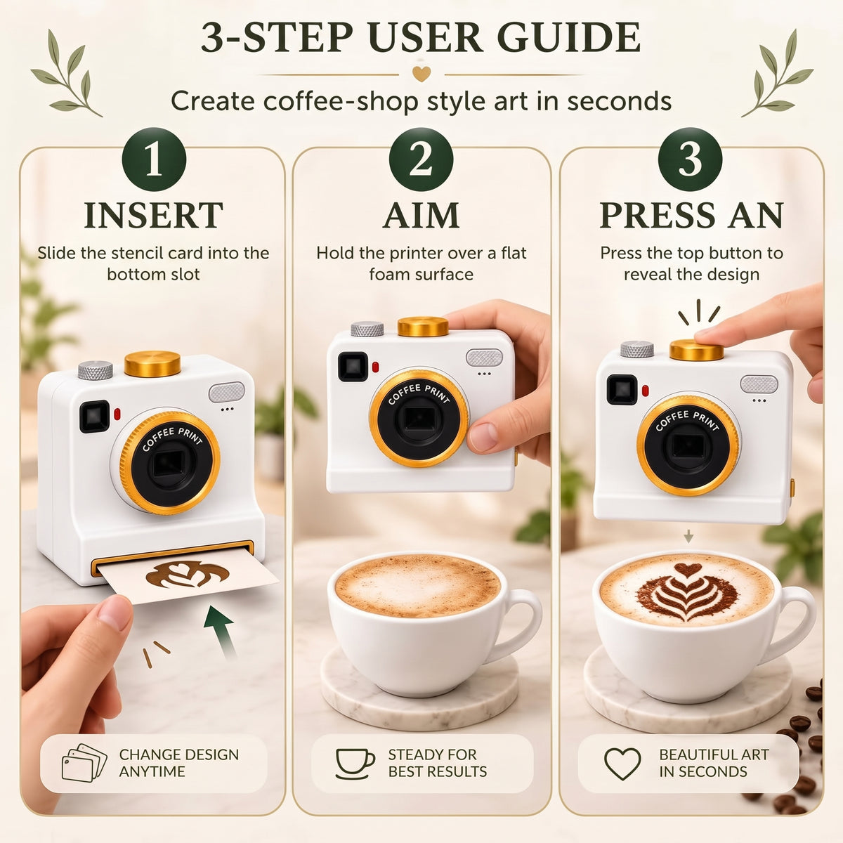 Instant Coffee Art Camera